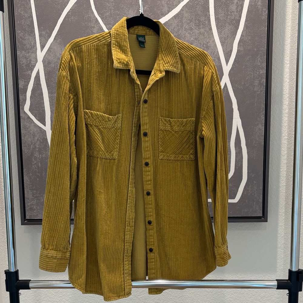 Wild Fable Mustard Button Down Shirt